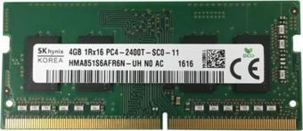 Hynix Sk 4Gb 2400Mhz Ddr4 Ram Hma851S6Afr6N-Uh Notebook Ram Bellek Kutusuz