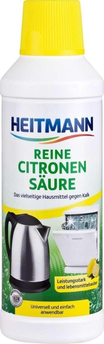 Heitmann Biyo Saf Limon Asidi,Banyo Ve Mutfak Için Kireç Çözücü Ve Yüzey Temizleyici Sıvı 500 Ml