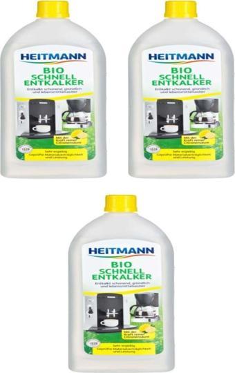 Heitmann Kahve Makineları Için Biyo Hızlı Kireç Çözücü Sıvı 250 Ml x 3 Adet