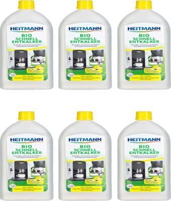 Heitmann Kahve Makinaları Için Biyo Hızlı Kireç Çözücü Sıvı 250 Ml x 6 Adet