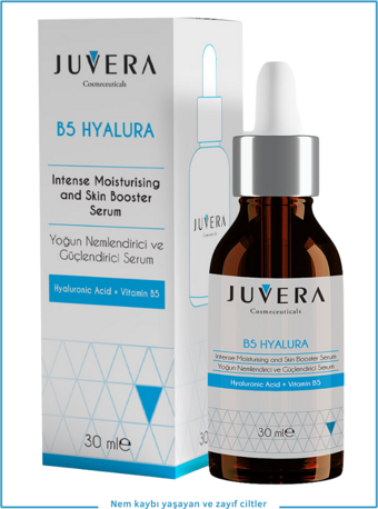 Juvera Hyaluronik Asit Vita B5 Serum - Yoğun Nemlendirici ve Cilt Güçlendirici Serum - B5 Hyalura 30ML