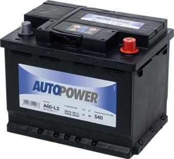 Autopower 12V 60  Ah 540 En Varta Üretimi Akü