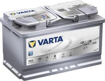 Varta 12 Volt 80 Amper Akü Agm F21 Start Stop