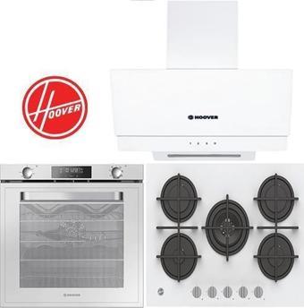 Hoover Beyaz Set ( Hoat 3150 + Hvg74wk3w + Hdg6c2gwtk )