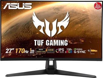 ASUS TUF GAMING 27" VG27AQ1A 170Hz 1ms HDR10 HDMI DP IPS G-Sync FreeSync WQHD Gaming Monitör