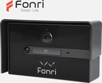 Fonri Wi-Fi Akıllı Kapı Zili Hem Zil Hem Güvenlik Kamerası Uzaktan Erişim