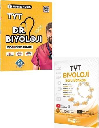 Biyotik Yayınları 2025 TYT Biyoloji Soru ve KR Dr. Biyoloji Video Ders Kitabı 2 Kitap Set - Biyotik Yayınları