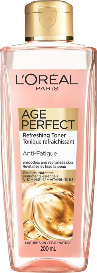 L'Oréal Paris Age Perfect Pürüzsüzleştirici ve Yorgunluk Karşıtı C Vitamini Canlandırıcı Tonik 200ml