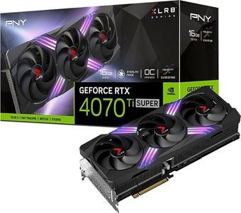 PNY GeForce RTX 4070 Ti SUPER XLR8 Gaming Verto Epic-X OC 16GB GDDR6X 256Bit HDMI/DP ARGB Ekran Kartı