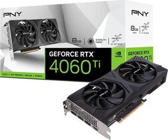 PNY GeForce RTX 4060 Ti Verto Dual 8GB GDDR6 128Bit HDMI/DP Ekran Kartı