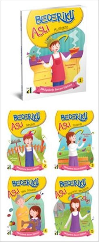 Becerikli Aslı (5 Kitap Takım) - Sara Gürbüz Özeren - Damla Yayınevi