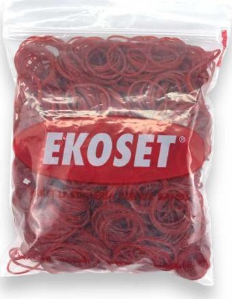 500 Adet Kırmızı Küçük Paket Lastiği 40mm
