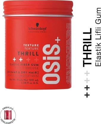 Osis Thrill Elastik Lifli Gum Şekillendirici Orta Tutuş 100ml | Parlaklık Veren Gum Wax