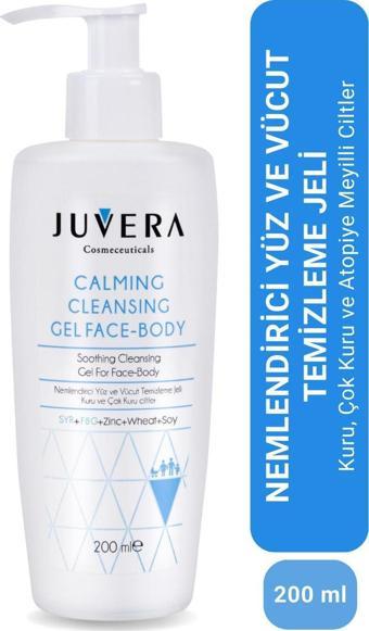 JUVERA CALMING CLEANSING GEL FACE-BODY 200ML