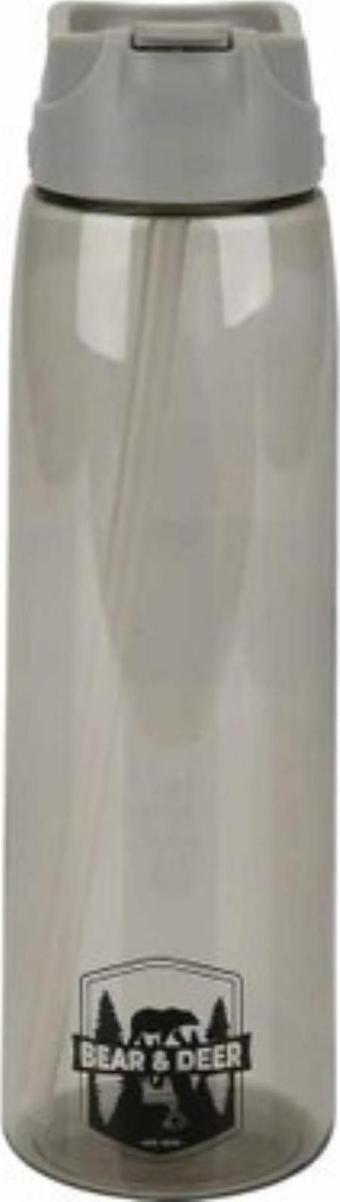 Bear & Deer Bear&Deer 1000ml Pipetli Taşıma Kulplu Şık Tasarım Su Matarası