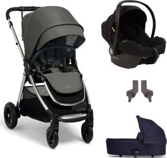 Mamas & Papas Flip XT 3 Portbebeli Travel Sistem Bebek Arabası Harbour Grey