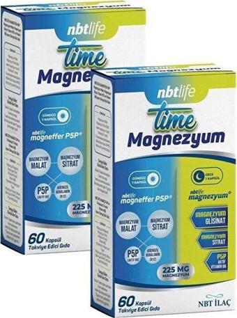 Nbt Life Time Magnezyum 60 Kapsül- 2 ADET