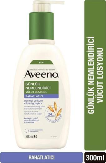 Aveeno Günlük Nemlendirici Vücut Losyonu Rahatlatıcı Lavanta 300 ml
