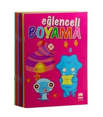 Eğlenceli Boyama Seti - 10 Kitap Takım - Kolektif  - Ema Çocuk