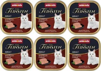 Animonda 6 Adet Kedi 100G Yetişkin Karışık Etli Konserve