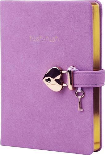 Victoria's Journals Vj Not Defteri Hush Hush Kilitli 13X18Cm 80 Gram 160 Yaprak Çizgili Lila 1333