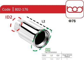 Bod Egzos Ucu 802-176