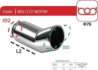 Bod Egzos Ucu 802-172 WDTM