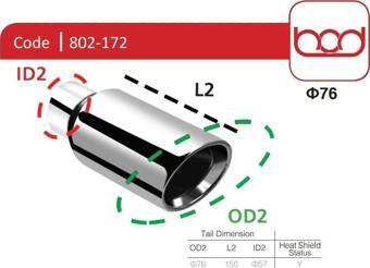 Bod Egzos Ucu 802-172