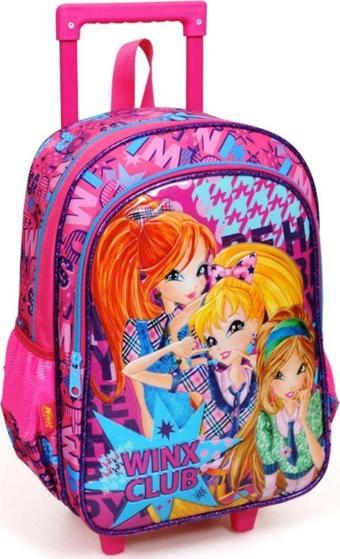 Winx Club Lila Macroworld Çek Çek Okul Çantası (Yaygan Çanta)