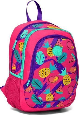 Yaygan Kids Fuşya Ananas Kız Çocuk İlkokul Çantası