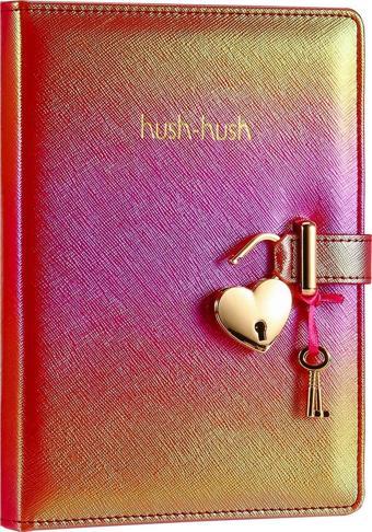 Victoria'S Journals Hush Hush Kilitli Metalik Hatıra Defteri 13X18cCm 80 Gram 160 Yaprak Çizgili 124-1100