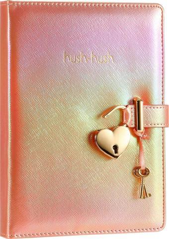 Victoria'S Journals Hush Hush Kilitli Metalik Hatıra Defteri 13X18cCm 80 Gram 160 Yaprak Çizgili 124-1102