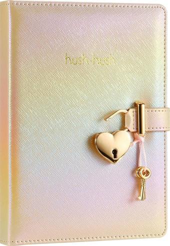 Victoria'S Journals Hush Hush Kilitli Metalik Hatıra Defteri 13X18cCm 80 Gram 160 Yaprak Çizgili 124-1103