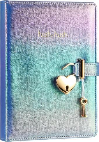 Victoria'S Journals Hush Hush Kilitli Metalik Hatıra Defteri 13X18cCm 80 Gram 160 Yaprak Çizgili 124-1105