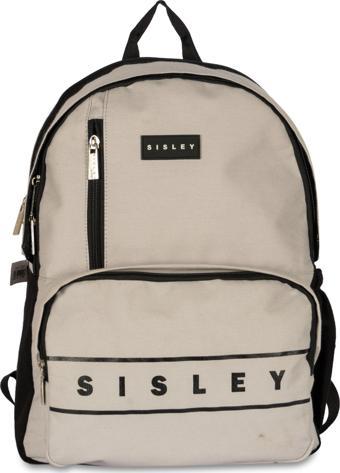 Sisley Sırt Çantası Okul Çantası Bej 12920