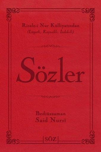 Sözler (Büyük Boy - İki Renk) - Bediüzzaman Said-i Nursi - Söz Basım Yayın