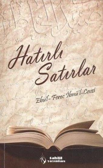 Hatırlı Satırlar - M. Fatih Albayrak - Tahlil Yayınları