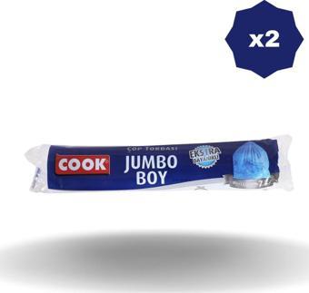 Cook Çöp Torbası Jumbo Boy Ekstra X 2 Adet