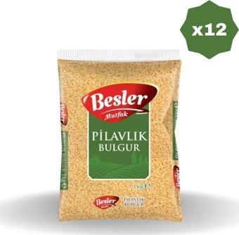 Besler Mutfak Pilavlık Bulgur 1 Kg X 12 Adet