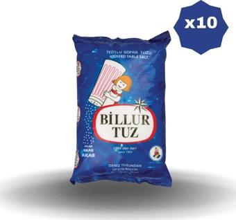 Billur İyotlu Tuz 750 Gr X 10 Adet - Billur