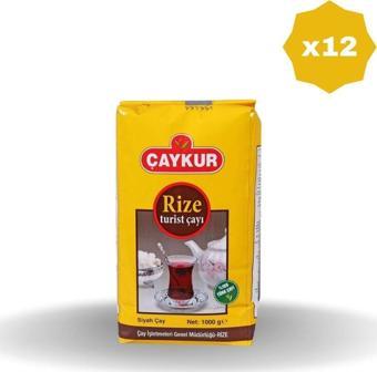 Çaykur Rize Turist Çay 1 Kg X 12 Adet