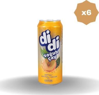 Didi Şeftali Aromalı Soğuk Çay 500 Ml X 6 Adet