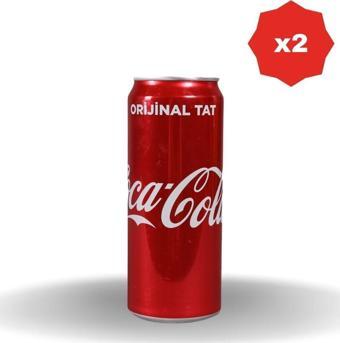 Coca-Cola Kutu 330 Ml X 2 Adet