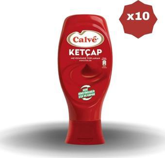 Calve Tatlı Ketçap 400 Gr X 10 Adet