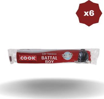 Cook Çöp Torbası Battal Boy Ekstra X 6 Adet