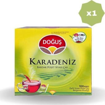 Doğuş Karadeniz Bardak Poşet Çay 100'Lü X 1 Adet