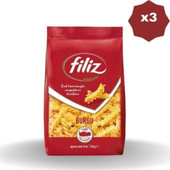 Filiz Burgu Makarna 500 Gr X 3 Adet