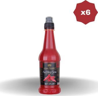 Kemal Kükrer Acı Biber Sosu Pet 375 Ml X 6 Adet