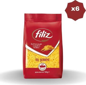 Filiz Tel Şehriye Makarna 500 Gr X 6 Adet