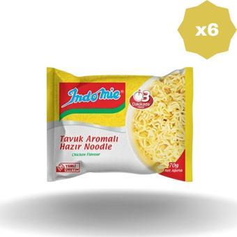 Indomie Tavuk Aromalı 70 Gr X 6 Adet